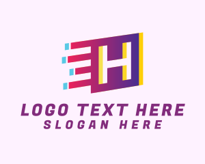 Speedy Letter H Motion logo