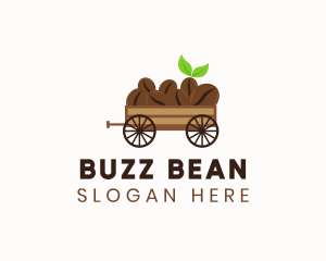 Organic Coffee Wagon logo design