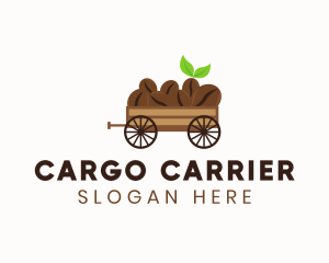 Organic Coffee Wagon logo design