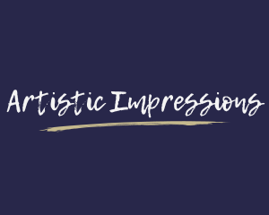 Brush Stroke Business logo design