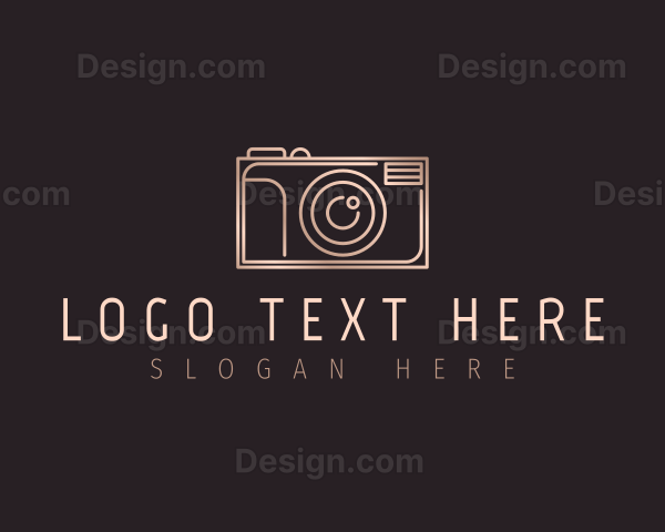 Minimalist Photography Camera Logo