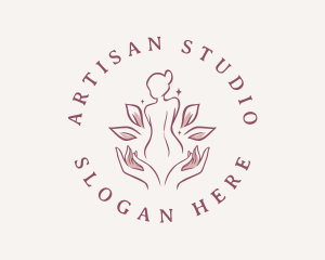 Woman Wellness Spa logo design