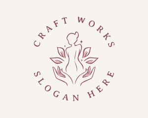 Woman Wellness Spa logo design