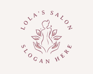 Woman Wellness Spa logo design