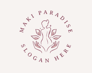 Woman Wellness Spa logo design