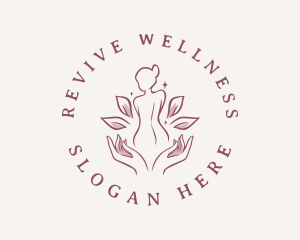 Woman Wellness Spa logo design