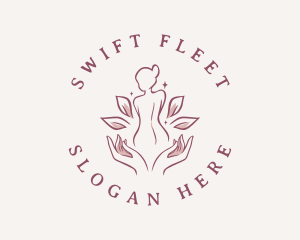 Woman Wellness Spa logo design