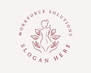 Woman Wellness Spa logo design