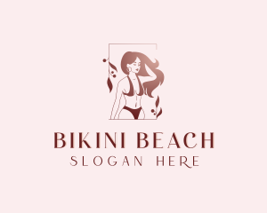 Sexy Woman Bikini logo design