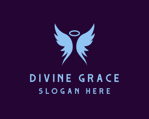 Holy Angel Wings logo design