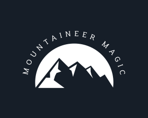 Peak Mountain Adventure  logo design