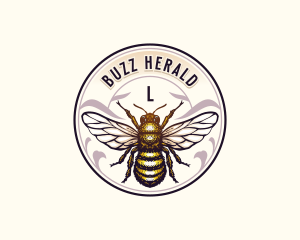 Honey Bee Apiculture logo design