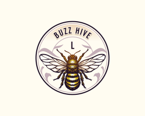 Honey Bee Apiculture logo design