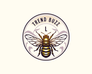 Honey Bee Apiculture logo design