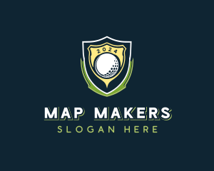 Golf Shield Competition logo design