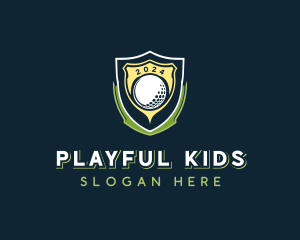 Golf Shield Competition logo design