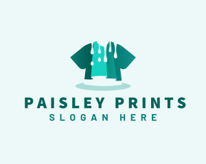 Shirt Paint Print logo design