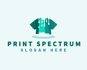 Shirt Paint Print logo design