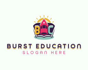 Educational Kindergarten Book logo design