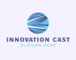 3D Sphere Innovation logo design