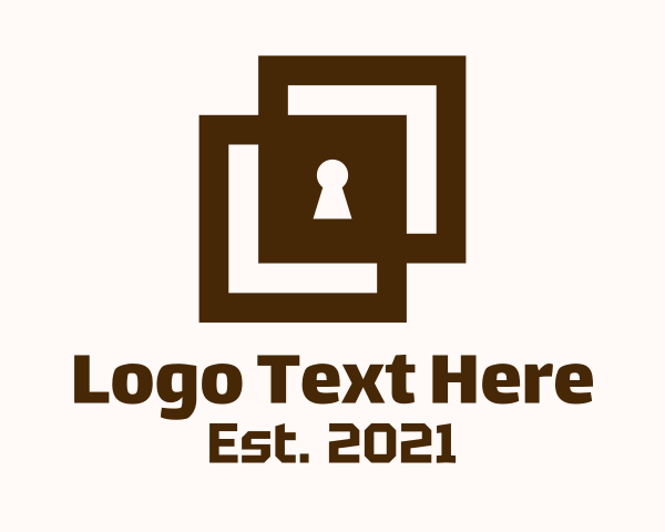 Keyhole logo example 4