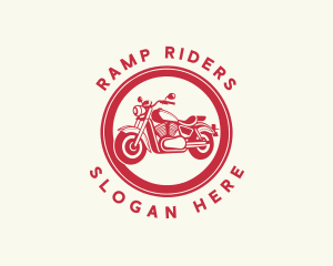 Motorcycle Biker Rider logo design