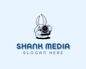 Camera Photographer Bunny logo design