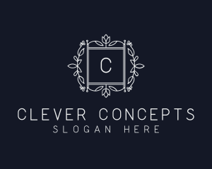 Floral Wreath Wedding Planner logo