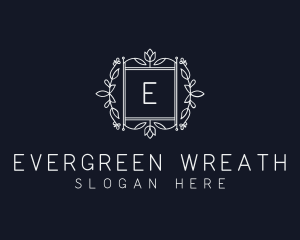 Floral Wreath Wedding Planner logo design