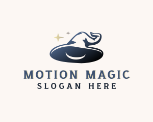 Magical Wizard Hat logo design