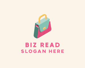 3D Handbag Fashion logo design