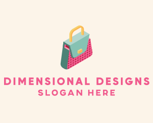 3D Handbag Fashion logo