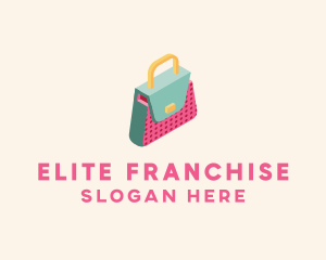 3D Handbag Fashion logo design