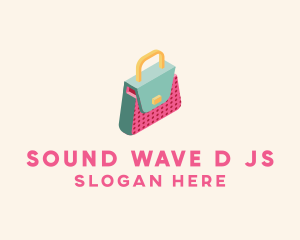 3D Handbag Fashion logo design