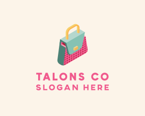 3D Handbag Fashion logo design