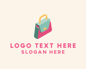 Retailer - 3D Handbag Fashion logo design