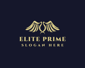 Premium Flight Wings logo design