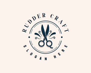 Fashion Scissors Salon logo design