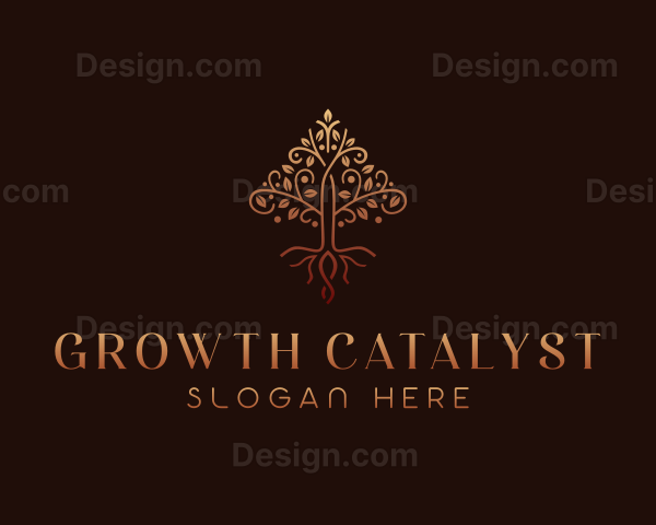 Tree Garden Landscaping Logo