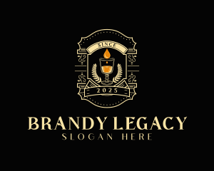 Liquor Brandy Whiskey logo