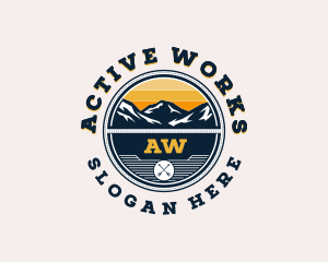 Mountain Summit Adventure logo design