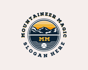 Mountain Summit Adventure logo design