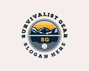 Mountain Summit Adventure logo design