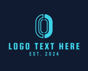 Cyber Technology Letter O logo design