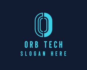 Cyber Technology Letter O logo design