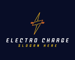 lightning Plug Power Provider logo design