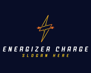 lightning Plug Power Provider logo design