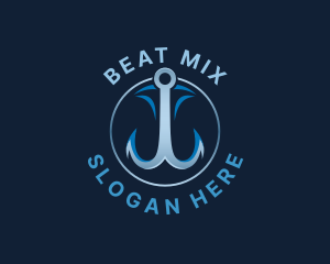 Aquatic Fishing Hook logo