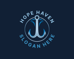 Aquatic Fishing Hook logo