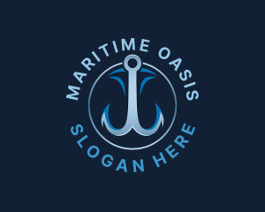 Aquatic Fishing Hook logo